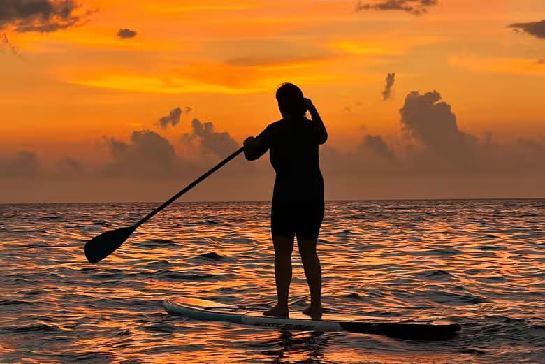 Paddle surf en CancĂșn al amanecer - photo 5