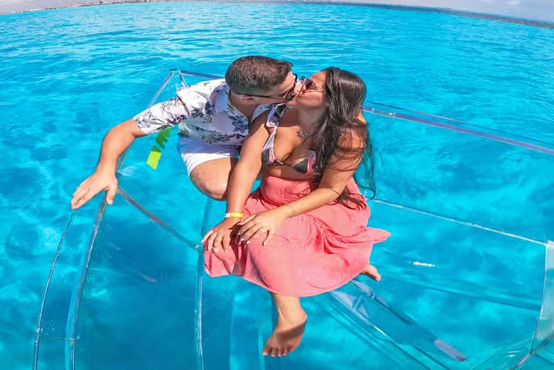 Paseo en barco transparente por CancĂșn - photo 8